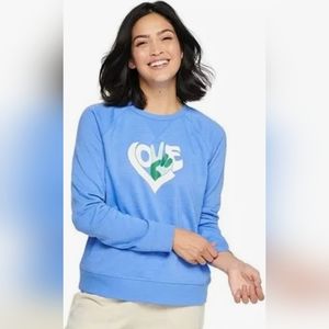 Women's Sonoma Crewneck Love Sweatshirt Size L NWT